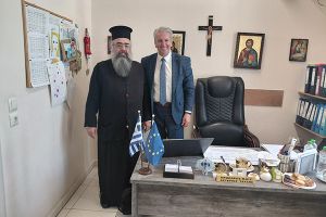 Ευχαριστήριο μήνυμα προς τον Αρχιμανδρίτη Αγαθάγγελο Αλευρά για τη δωρεά του στο Κέντρο Κοινωνικής Στήριξης Κιλκίς