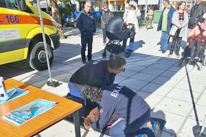 Ενημερωτική εκστρατεία για την Παγκόσμια Ημέρα επανεκκίνησης της καρδιάς στην Πλατεία Ειρήνης Κιλκίς