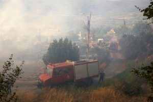 Στο Θριάσιο τραυματίας από την πυρκαγιά στη Νεμούτα Ηλείας