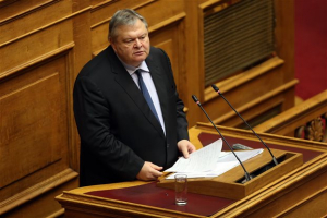 Ευ. Βενιζέλος: Δεν μπορώ να πω από τώρα όχι στην κύρωση της συμφωνίας