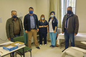 Το Γ.Ν.–Κ.Υ. Γουμένισσας επισκέφτηκε ο Αντιπεριφερειάρχης Υγείας Κ. Μακεδονίας κ. Μήττας Χρήστος