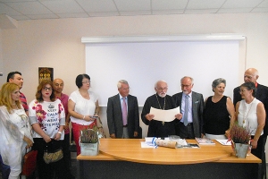 Βράβευση του Γιώργου Περπερίδη για το έργο του στο Κ.Υ. Πολυκάστρου