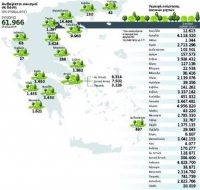 Ο χάρτης με τα αυθαίρετα χωριά στα δάση