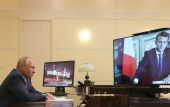 Πούτιν προς Μακρόν: «Απαράδεκτες οι παρεμβάσεις στα εσωτερικά της Λευκορωσίας»
