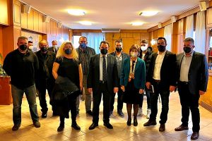 Συνάντηση του ΥπΑΑΤ, Γιώργου Γεωργαντά με εκπροσώπους μπλόκων από τις Σέρρες