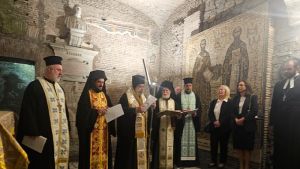 Μνημόσυνο για τους Αγίους Κυρίλλο και Μεθόδιο στη Βασιλική του Αγίου Κλήμεντα στη Ρώμη