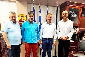 Επίσκεψη του Μπάνε Πρέλιεβιτς στον Κώστα Σιωνίδη