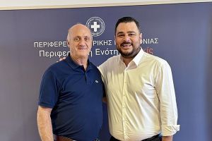 Επίσκεψη του Αντιπεριφερειάρχη Ανάπτυξης &amp; Περιβάλλοντος της Περιφέρειας Κεντρικής Μακεδονίας στον Αντιπεριφερειάρχη ΠΕ Κιλκίς