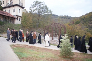 Επίσημη Υποδοχή του Δημάρχου Παιονίας στον Όσιο Νικόδημο κατά το Αγιορείτικο Τυπικό