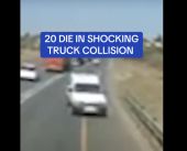 Προσπάθησε να προσπεράσει 15 οχήματα και σκότωσε 18 μαθητές σε τροχαίο | Σοκαριστικό βίντεο