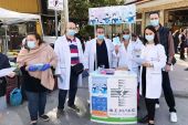 Δωρεάν διανομή προστατευτικών μασκών από τον Φαρμακευτικό Σύλλογο Κιλκίς σε Πολύκαστρο, Γουμένισσα