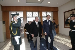 Ενημέρωση Μητσοτάκη από Καμμένο για τα θέματα Άμυνας
