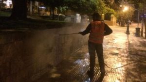 Αντιγκράφιτι παρέμβαση στο Πάρκο Ευαγγελισμού από τον Δήμο Αθηναίων (ΦΩΤΟ)