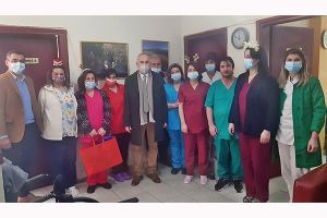 Σε κοινωνικές δομές και σχολεία ο Γιώργος Φραγγίδης