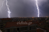 Εκατοντάδες κεραυνοί "χτύπησαν" το νομό Κιλκίς
