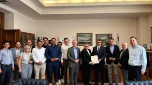 Συνάντηση του υπουργού Υποδομών Χρίστου Δήμα με το Βιοτεχνικό Επιμελητήριο Θεσσαλονίκης