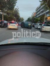 Θεσσαλονίκη: Τροχαίο ατύχημα στη Σοφούλη της περιοχής Καλαμαριάς