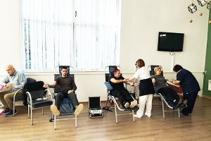 Μαζική συμμετοχή στην εθελοντική αιμοδοσία του Ερυθρού Σταυρού Κιλκίς