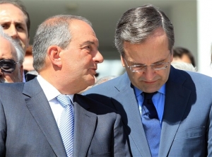 ΝΔ: Να πέσουν οι τόνοι συμφώνησαν οι Αντώνης Σαμαράς και Κώστας Καραμανλής