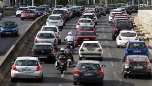 Αυξημένη η κίνηση στον δρόμο προς Χαλκιδική