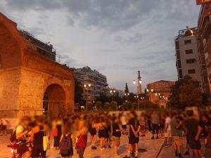 Θεσσαλονίκη: Αντιρατσιστική πορεία για το θάνατο μεταναστών στον Έβρο (ΦΩΤΟ)