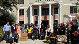 Δωρεά πυροσβεστικού εξοπλισμού από τη Βαυαρία στην Πυροσβεστική Υπηρεσία Έβρου ####