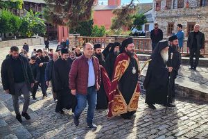 Στο Άγιον Όρος ο Κιλκισίου Βαρθολομαίος και ο δήμαρχος Κιλκίς Δ. Κυριακίδης
