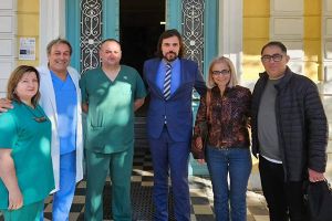 Επίσκεψη του βουλευτή Πέτρου Παππά στο Νοσοκομείο "Άγιος Δημήτριος" Θεσσαλονίκης