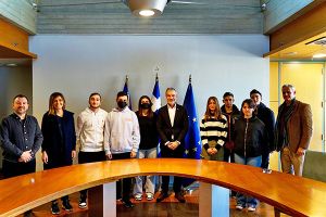 Στον Δήμαρχο Θεσσαλονίκης παρουσίασαν την επιχειρηματική τους ιδέα οι μαθητές του 2ου Πειραματικού Γυμνασίου Κιλκίς