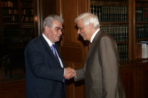 Συνάντηση Προέδρου Δημοκρατίας - υπουργού Δικαιοσύνης για τη διεξαγωγή των εκλογών