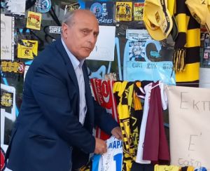 Ο Γιώργος Φεστερίδης τίμησε την μνήμη του Άλκη Καμπανού