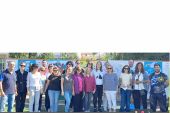 Το 1ο Δημ. Σχολείο Πολυκάστρου με την ασημένια Ολυμπιονίκη Ε. Μυστακίδου  για την 10η Πανελλήνια Ημέρα Σχολικού Αθλητισμού