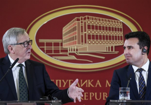 Γιούνκερ: Δεν ήρθα στα Σκόπια για να ανακοινώσω οριστική ημερομηνία ένταξης