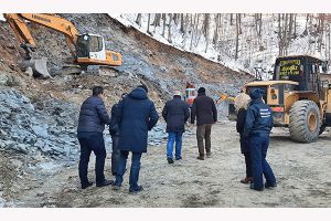 Αυτοψία στις εργασίες αποκατάστασης των προβλημάτων στο οδικό δίκτυο Γρίβας, Καστανερής και Μεγάλων Λιβαδίων
