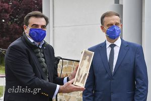 Στην αρχαία Ευρωπό του δήμου Παιονίας ξεναγήθηκε και συγκινήθηκε ο αντιπρόεδρος της Ε.Ε. Μαργαρίτης Σχοινάς