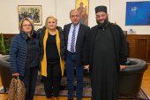 Η διοίκηση του Πολιτιστικού Συλλόγου Ευκαρπίας Κιλκίς με τον υφυπουργό Μακεδονίας-Θράκης