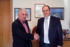 Συνάντηση Δημήτρη Κυριακίδη με Πρόεδρο ΠΕΔΚΜ Λάζαρο Κυρίζογλου