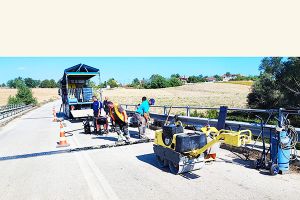 Εργασίες αντικατάστασης αρμών διαστολής στις γέφυρες Ελευθεροχωρίου και Γοργόπης από την ΠΕ Κιλκίς