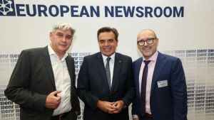 Βέλγιο: Ο Μ. Σχοινάς εγκαινίασε την πρώτη κοινή ευρωπαϊκή αίθουσα σύνταξης