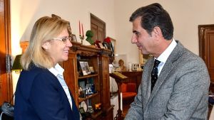 Στρατηγικές συναντήσεις του ΥΜΑΘ Κ. Γκιουλέκα με τις προξένους Ρουμανίας και Αλβανίας