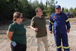 Τρεις νέες δεξαμενές «ασπίδα» για τις φωτιές στο Κιλκίς – Επίσκεψη Γεωργαντά στις υποδομές