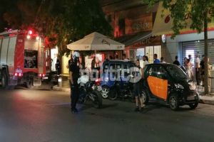 Αποκλειστικό politic.gr – Θεσσαλονίκη: Φωτιά στην Ανδρέα Παπανδρέου στο Κορδελιό (pics&amp;vid)