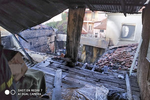 Πυρκαγιά - τρόμος στη Γουμένισσα