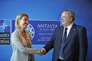 Κοτζιάς: Εξαιρετικές θεωρεί τις ελληνικές πρωτοβουλίες η Φ.Μογκερίνι