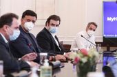 Ο Γιώργος Γεωργαντάς παρουσίασε στον Πρωθυπουργό την εφαρμογή MyHealth, μαζί με τους Υπουργούς Υγείας και Ψηφιακής Διακυβέρνησης