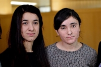 Νάντια και Λάμια, οι Γεζίντι σκλάβες της ISIS στο Στρασβούργο για το Ζαχάροφ