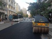 Θεσσαλονίκη: Εργασίες ασφαλτόστρωσης στην Παύλου Μελά – Πόσο θα διαρκέσουν (pics&amp;vid)