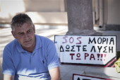 Συνεχίζει την απεργία πείνας ο πρόεδρος της Μόριας