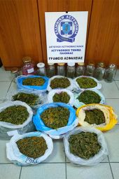 Βρήκαν 2,5 κιλά κάνναβη σε σπίτι στη Θεσσαλονίκη οι αστυνομικοί της Παιονίας