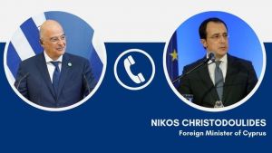 Επικοινωνία Ν. Δένδια – Ν. Χριστοδουλίδη: Ελλάδα και Κύπρος ενωμένες απέναντι στη τουρκική προκλητικότητα